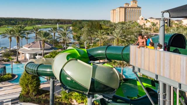 Waterslide at JW Marriott Orlando, Grande Lakes
