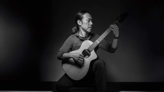 Guitarist Hiroya Tsukamoto at Timucua Arts Foundation in Orlando.