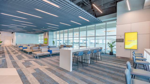 Smart Lounge at Brightline Orlando station