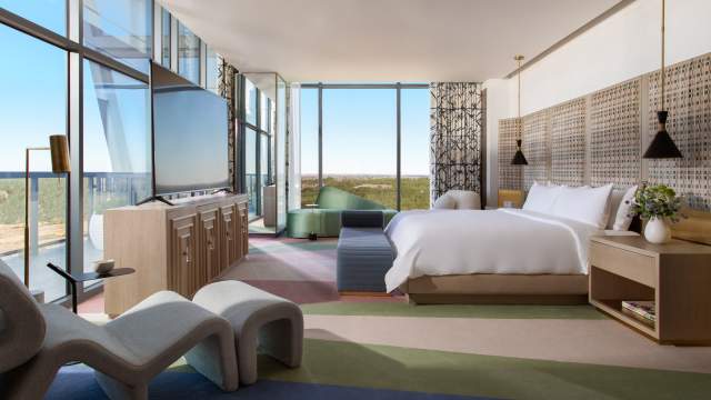 Lake Nona Wave Hotel penthouse bedroom