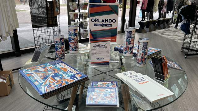 Evergreen video of DTO store selling Unbelievably Real merchandise