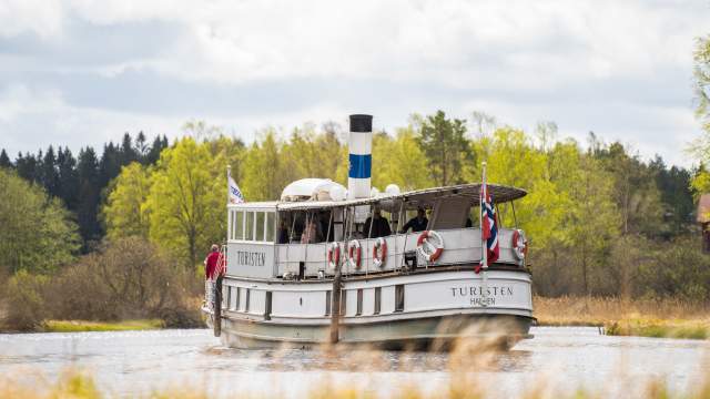 DS Turisten på tur i Haldenkanalen