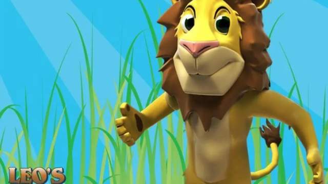 En tegneseriefigur av en løve