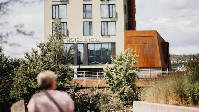 Bilde utenfor Hotel Riviera i Moss