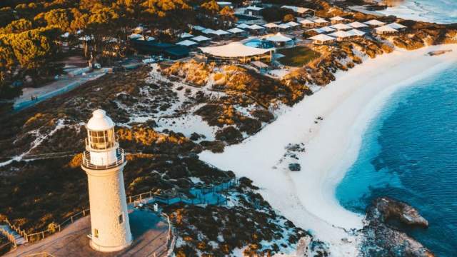 Bathurst Lighthouse and Pinky Beach - Rottnest Island