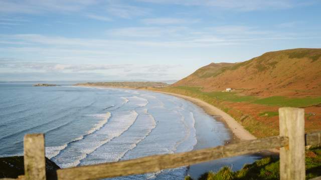 Rhossili Bay in Winter