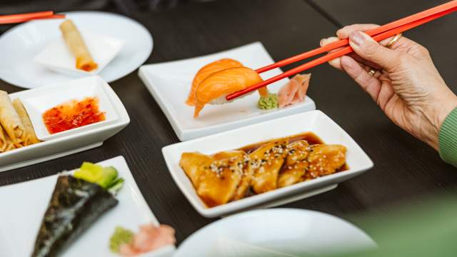 Sushi from Little Tokyo in Swansea Market