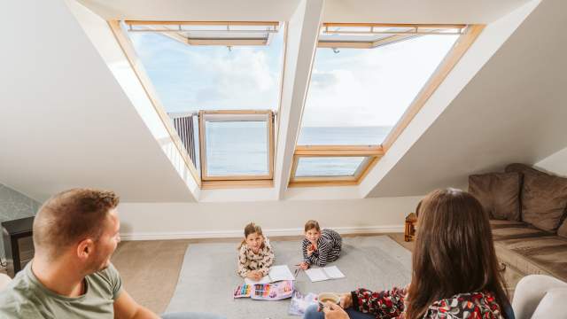 A family enjoying time together