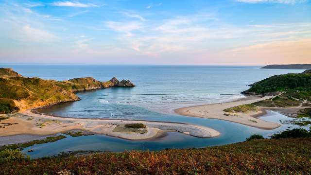 Three Cliffs Bay