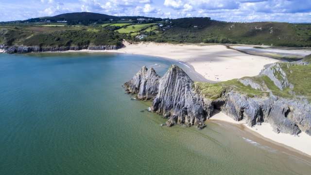 Three Cliffs Bay