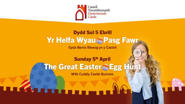 Oystermouth Castle - The Great Easter Egg Hunt