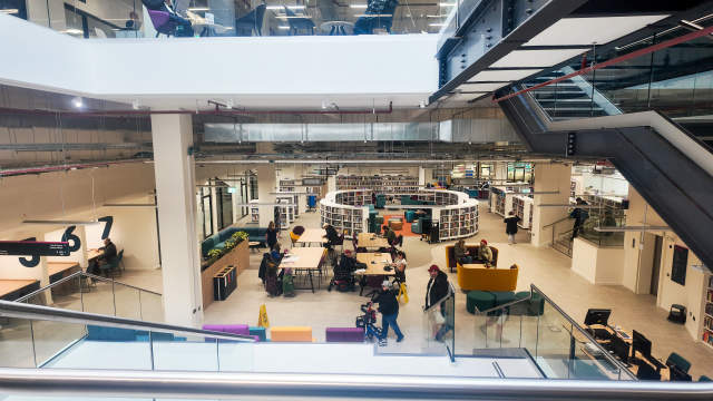 Y Storfa - Central Library Seating Area