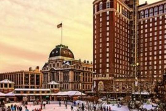 Providence, Rhode Island, Exterior View of the Biltmore Hotel (100