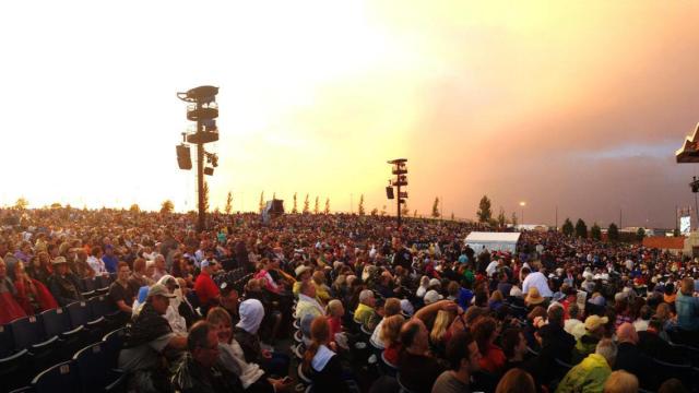 Concert at Usana Ampitheatre