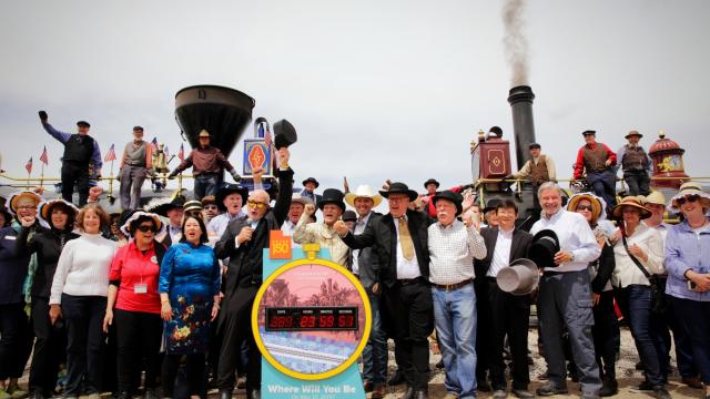 Countdown Clock at Golden Spike National Historic Site