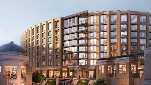 Rendering of Asher Adams Hotel
