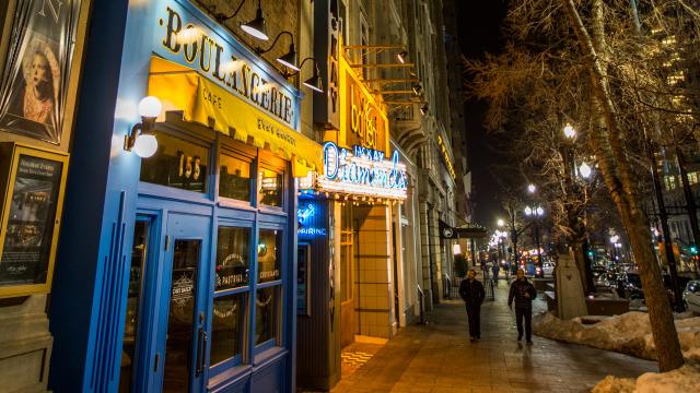 winter downtown salt lake