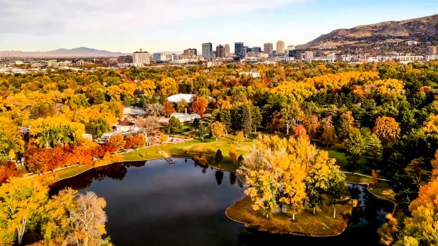 Liberty Park in the Fall