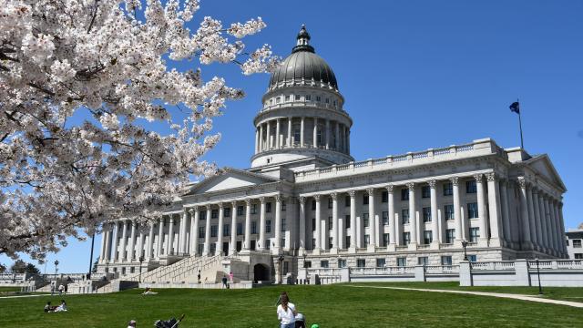 Springtime on the Capitol Grounds in April