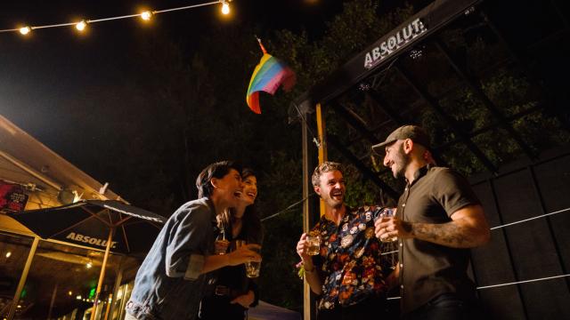 LGBT Friends Out Drinking