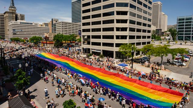Pride Festival in Downtown Salt Lake