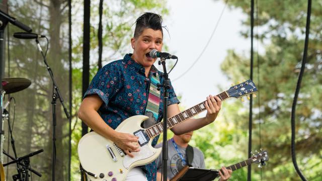 Image of a performance at the Utah Pride Festival 2019