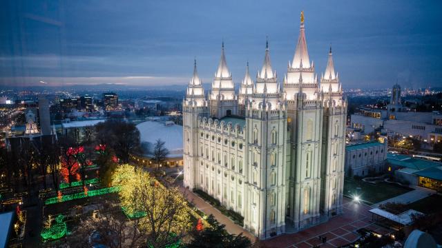 The Temple Lights are the perfect holiday to do