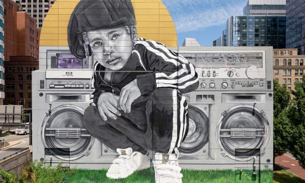 Breathe Life Together, Mural by Rob Gibbs "ProBlak'