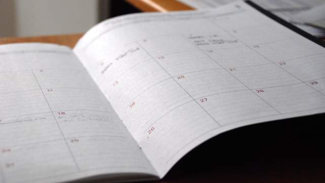 calendar of events