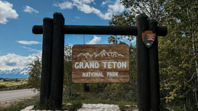 Grand Teton National Park Moran Entrance