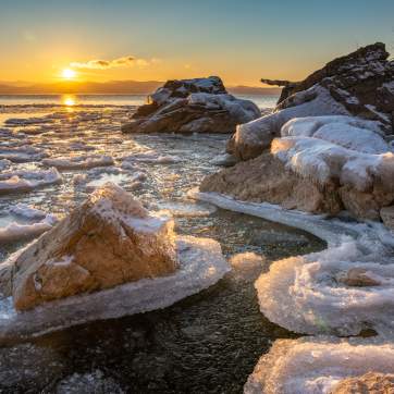 Lake Champlain Ice formation