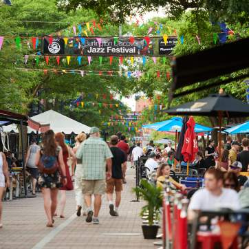 jazz festival brings crowds on church street