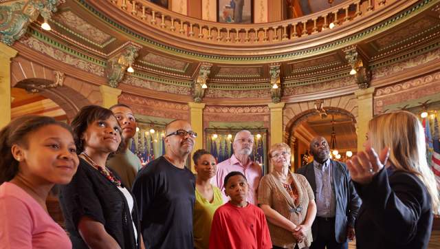 Michigan State Capitol Tour Group