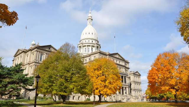State Capitol Building Fall