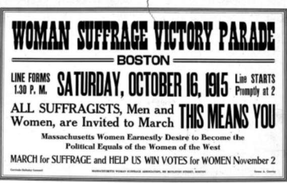 Road to the Vote: Boston Suffragists Guided Walking Tour