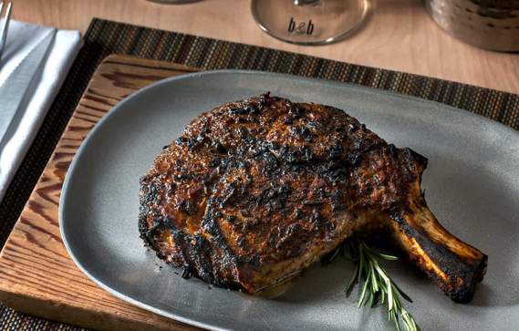 Black & blue Steak and Crab