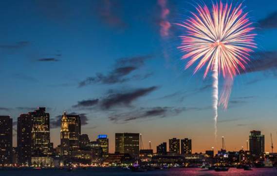 Boston Harborfest Fireworks