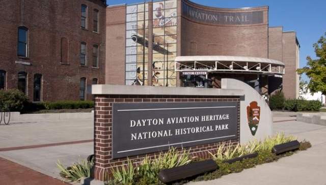 Aviation Heritage Park Sign