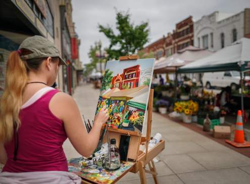 Artist Painting