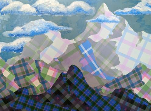 "Plaid Mountains" by Alyssa Taylor, Adventure Games & Hobby, 408 North Main Street