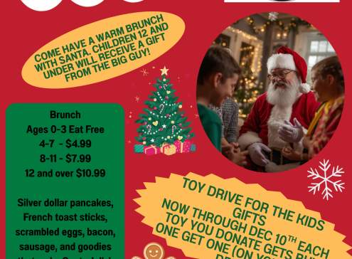 Brunch with Santa at the 1890 Pub & Bistro