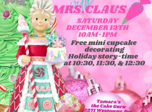Cupcakes with Mrs.Claus