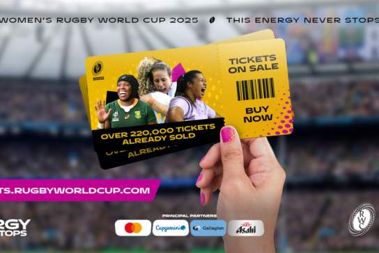 Rugby World Cup Tickets on sale