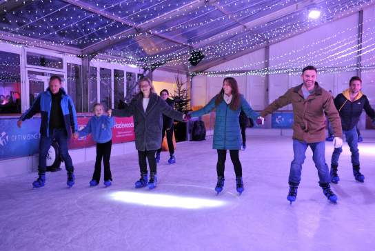 Ice skating at Cheltenham Ice Rink