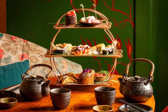 Japanese inspired afternoon tea at KIBOU