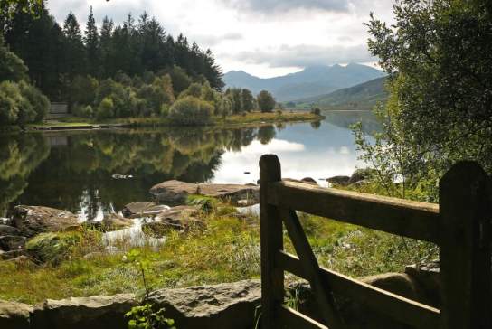 View of landscape at Craig Curig