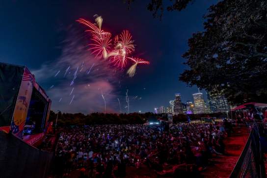 Dónde celebrar el 4 de Julio en Houston
