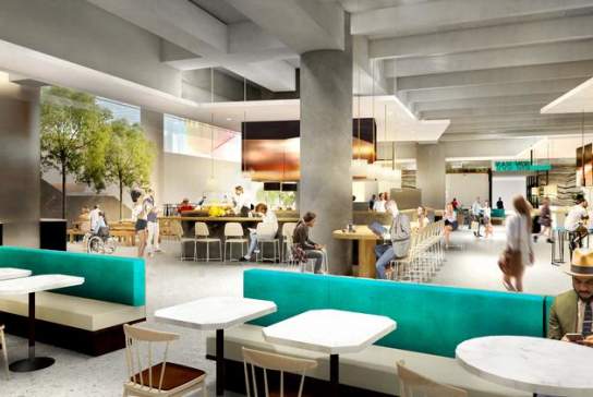 Understory food hall rendering