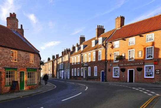 A row of houses in Horncastle