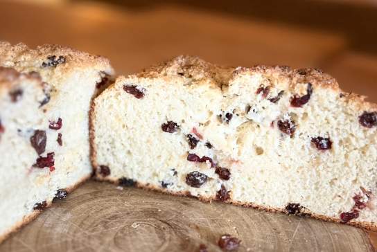 Cranberry and Orange Christmas Bannock - recipe by Tracey's Kitchen